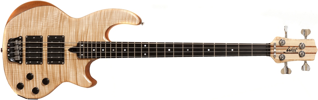 Mk2 with flame maple facings, and a fretted ebony fingerboard.