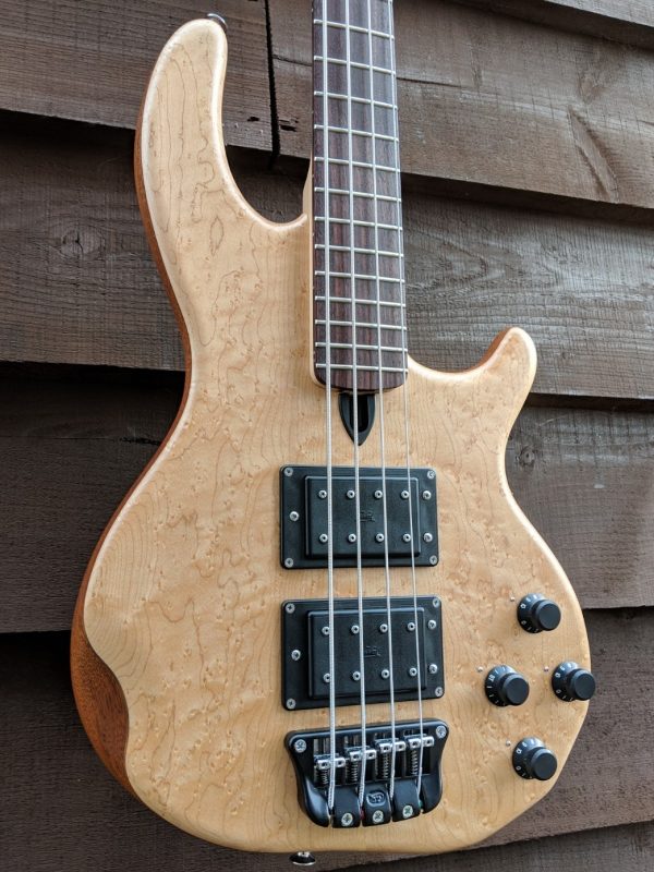 Mk3 with birdseye maple facings and no fingerboard face dots.